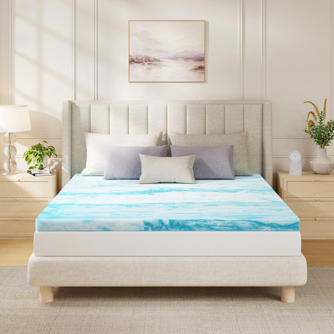 Gel Memory Foam Mattress Topper - Sleep by Wayfair™